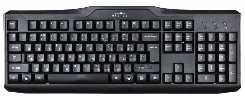 Клавиатура Oklick 170M черный USB