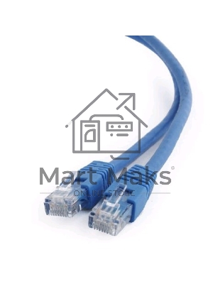 Патч-корд UTP Cablexpert кат.6, 0.5м, литой, многожильный, синий