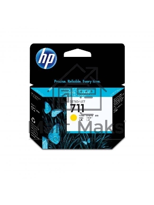 Картридж струйный HP №711 CZ132A желтый для HP DJ T120/T520 (29мл)