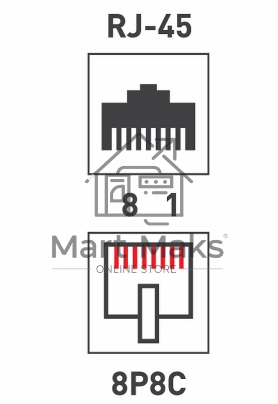 Разъем RJ-45 Rexant (8P8C) под витую пару, FTP, категория 5e