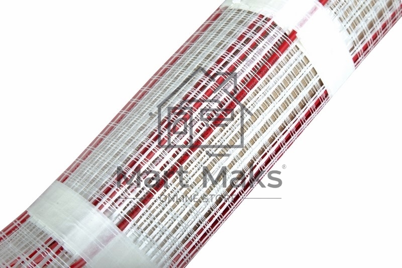 Тёплый пол (нагревательный мат) Rexant Classic RNX -1,5-225 (площадь1,5 м2 (0,5 х 3,0 м)),225 Вт, двухжильный с экраном