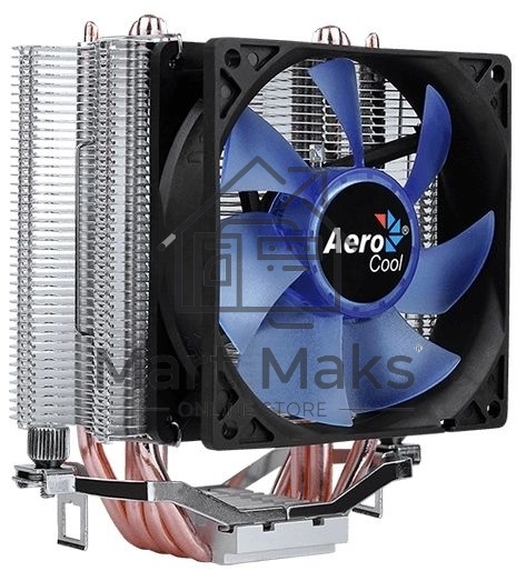 Кулер для процессора AeroCool / Formula Verkho 4 Lite серебристый, 90 мм, алюминий/медь, 2000 об/мин, 27 дБ, 4 pin, 125 Вт, 135 мм