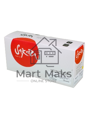 Картридж лазерный Sakura Q6002A/707Y для LaserJet 1600/2600n/2605/2605dn/2605dtn/CM1015MFP/CM1017MFP, Canon LBP5000, желтый, 2000 к.