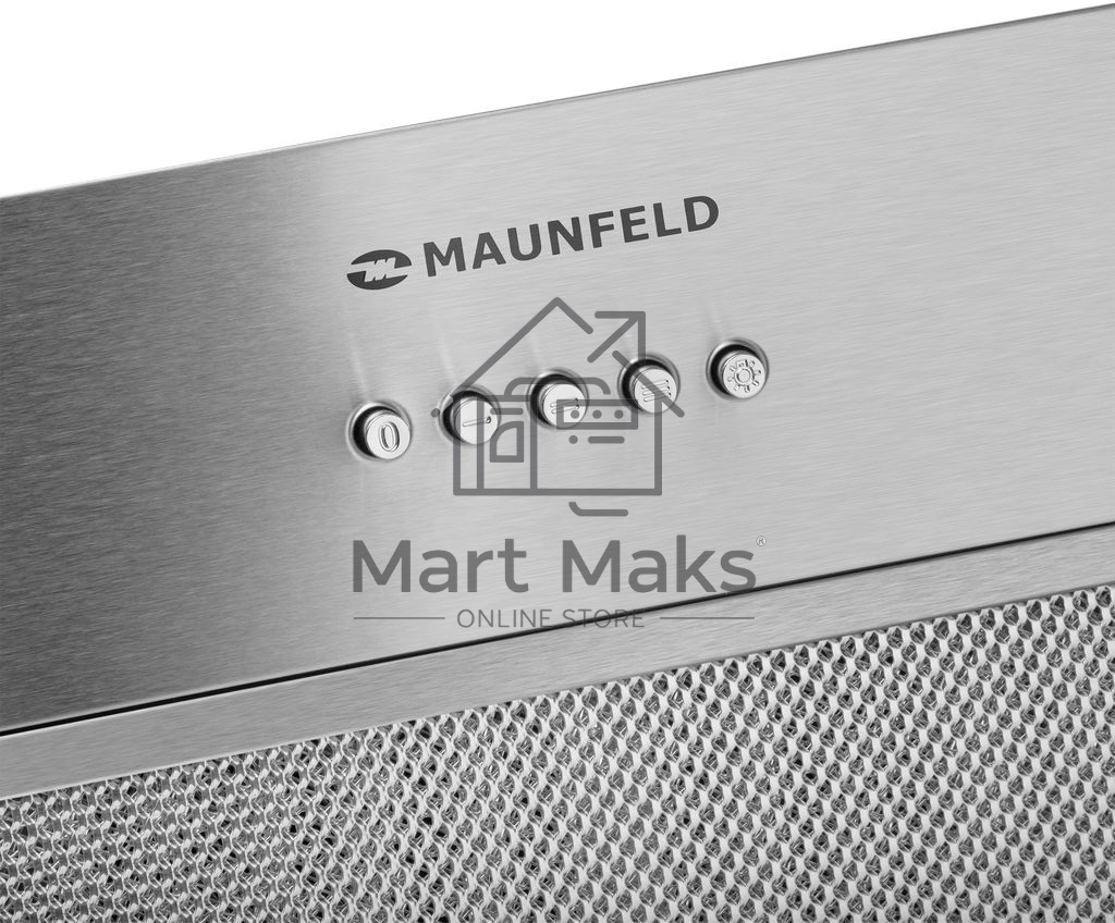 Вытяжка встраиваемая Maunfeld THAMES 601PM нержавеющая сталь, 60 см, 850 куб. м/ч, 44 дБ