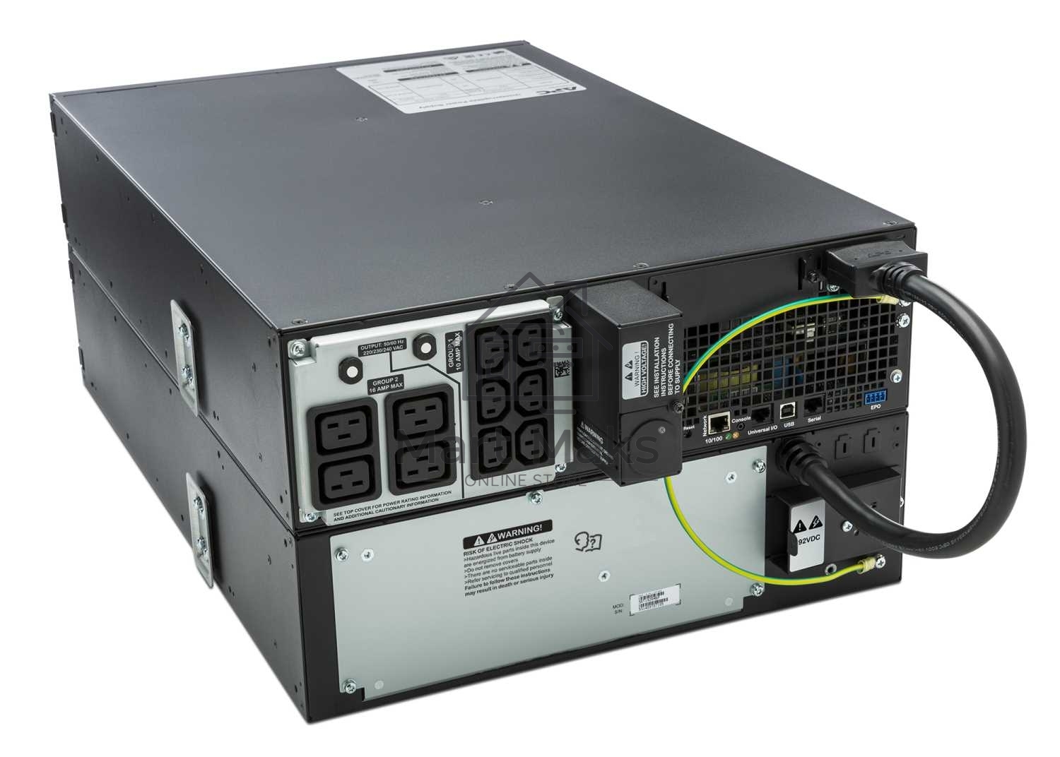 Источник бесперебойного питания APC Smart-UPS SRT SRT5KRMXLI 4500Вт 5000ВА черный