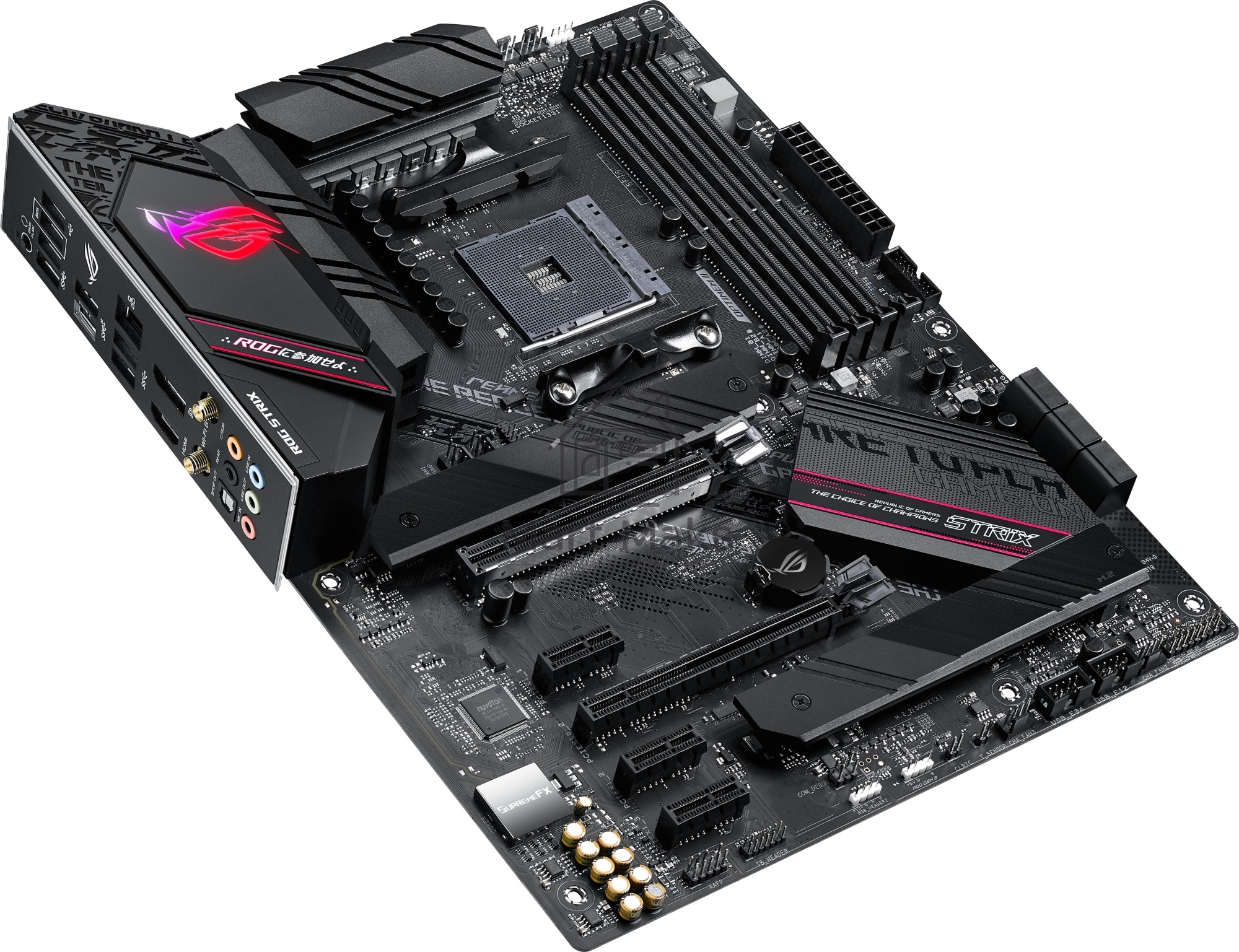 Материнская плата ASUS ROG STRIX B550-F GAMING WIFI II, AM4, AMD B550, 4xDDR4, 6xSATA, 2xM.2, 1xPCIe 3.0 x4, 1xPCIe 4.0 x16, 3xPCIe x1, 1xDP, 1xHDMI, 1x 2.5Gb LAN, 1xUSB-A 3.2 Gen 2, 2xUSB-A 3.2 Gen 1, 1xUSB-C 3.2 Gen 2, 5x3.5 мм, 7.1, ATX