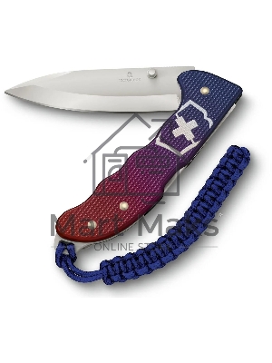 Нож перочинный Victorinox Evoke Alox (0.9415.D221) 136мм 5функц. синий/красный подар.коробка