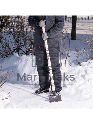 Ледоруб-скребок 200 мм, 1 кг, деревянный черенок, Россия Сибртех