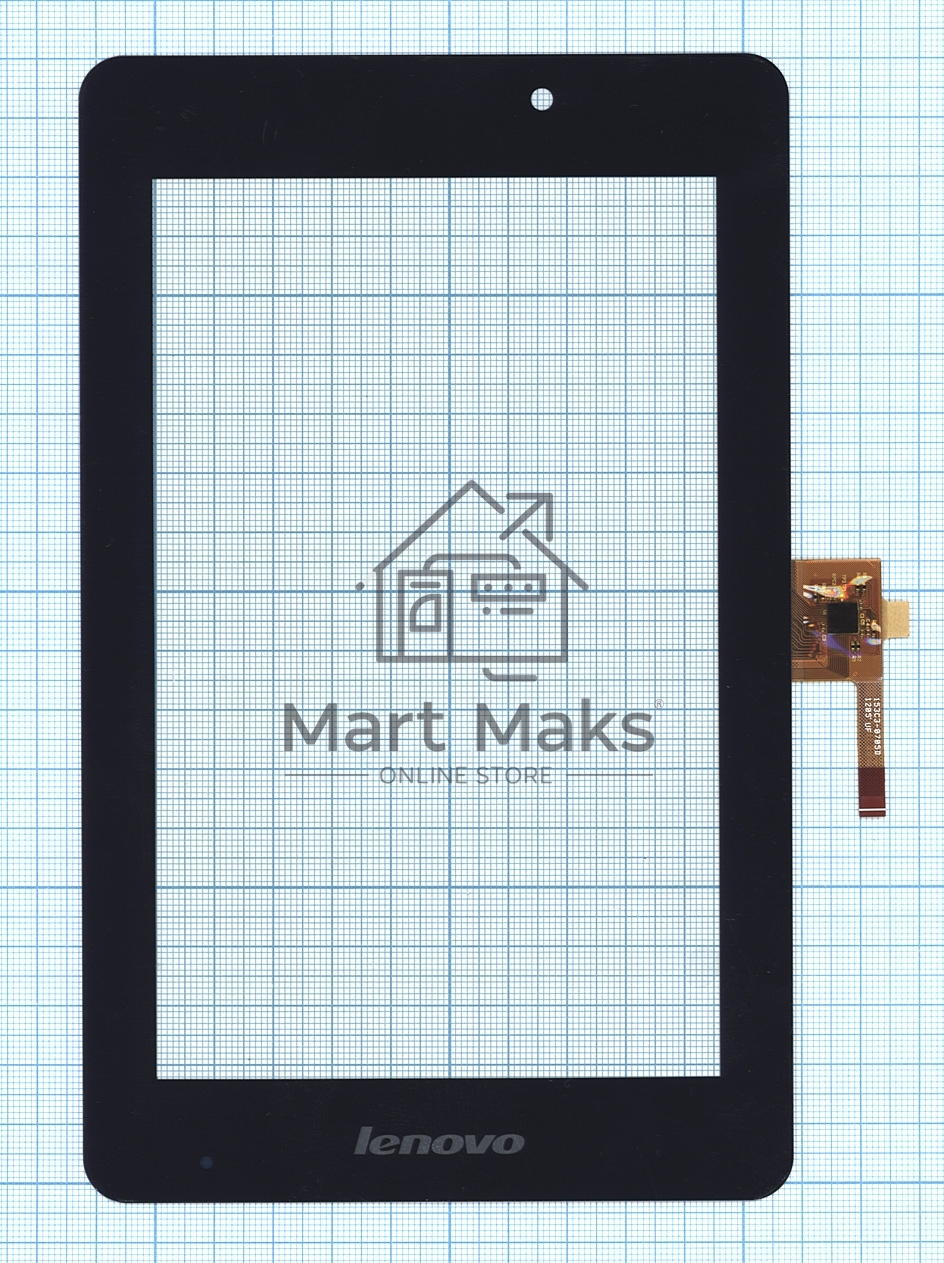 Сенсорное стекло (тачскрин) для Lenovo LePad S2007, черное