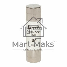 Вставка плавкая цилиндрическая ПВЦ 10х38 10А EKF pvc-10x38-10