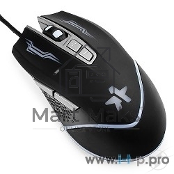 Мышь проводная Гарнизон GM-730G черный, 3200 dpi, USB, кнопки - 7