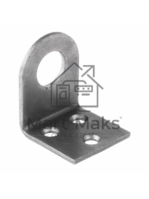 Накладка для замка 30х70 гнутая ЧЕТЫРЕ СЕЗОНА