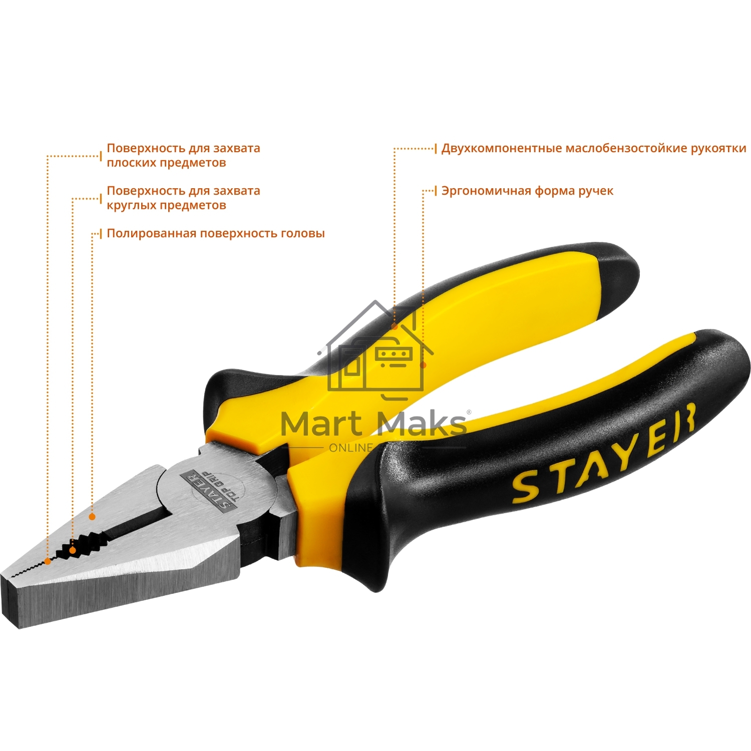 Плоскогубцы STAYER 