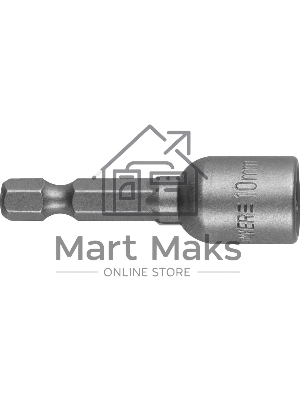 Головка STAYER PROFI Нат-драйвер 26390-10магнитная E 1/4'' длина 48 мм 10мм 1шт