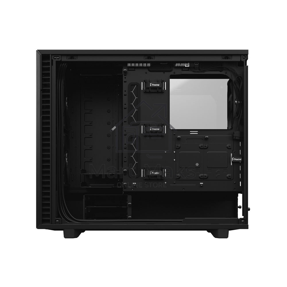 Корпус Fractal Design DEFINE 7 BLACK - DARK TG / mid tower / E-ATX / dark tint tempered glass / 3x140mm fans inc. / FD-C-DEF7A-03