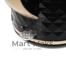 Чайник электрический Centek CT-0025 черный металл 1.8л, 1800W, двойные стенки, кнопка вкл. на ручке