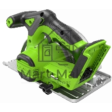 Циркулярная пила аккумуляторная GreenWorks GD24CS165, 24V, бесщеточная, 57 мм, без АКБ и ЗУ (1501607)