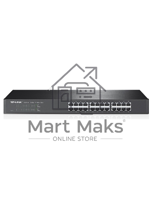 Сетевой коммутатор TP-Link SMB TL-SF1024 Коммутатор 24-port 10/100M Switch, 1U 19-inch rack-mountable steel case