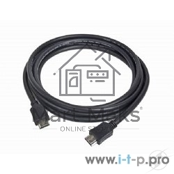 Кабель HDMI Gembird, 7.5м, v1.4, 19M/19M, черный, поз.разъемы, экран, пакет CC-HDMI-4-7.5M