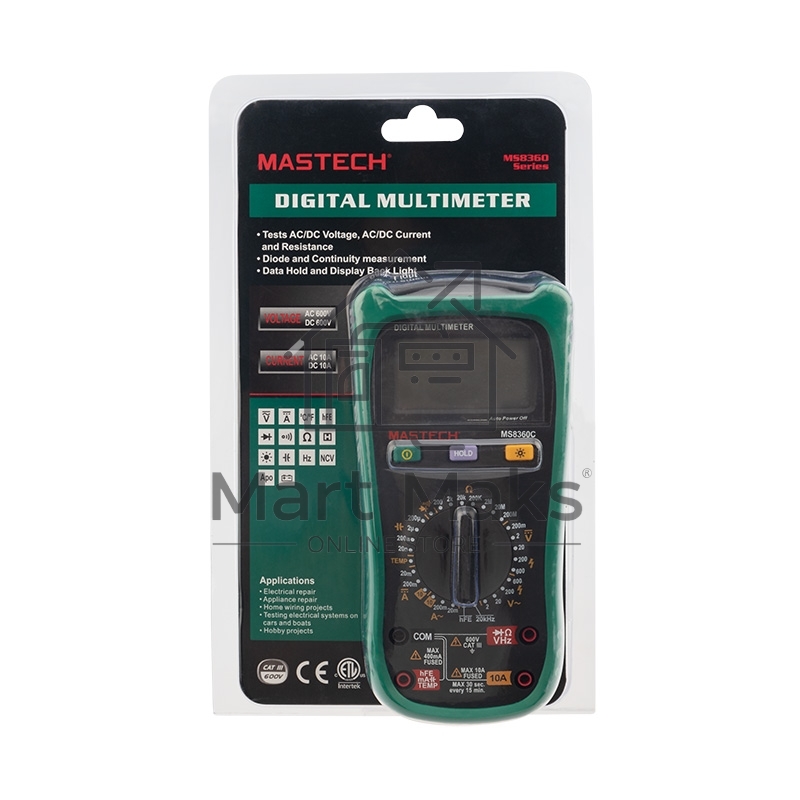 Профессиональный мультиметр MASTECH MS8360C 13-2027