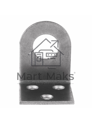 Накладка для замка 30х70 гнутая ЧЕТЫРЕ СЕЗОНА