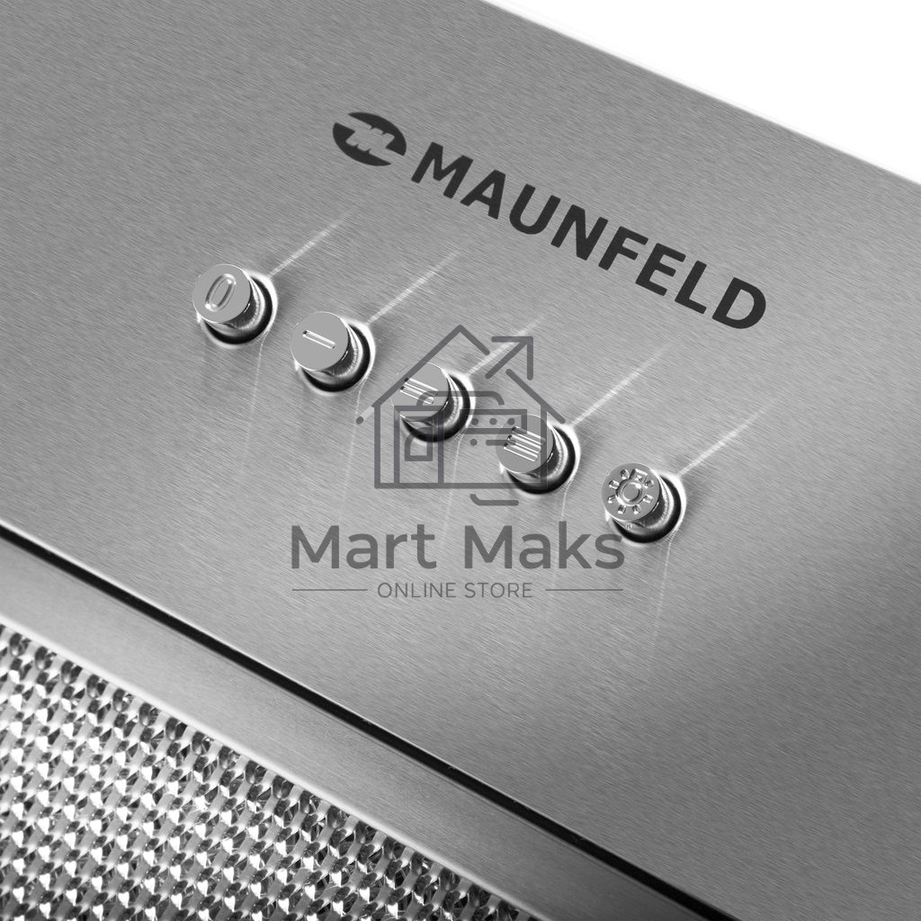 Вытяжка встраиваемая Maunfeld THAMES 601PM нержавеющая сталь, 60 см, 850 куб. м/ч, 44 дБ