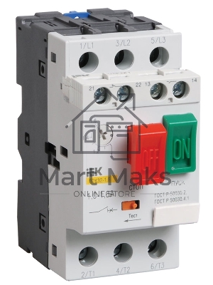 Пускатель ПРК32-2.5 In2.5А Ir1.6-2.5А Ue 660В ИЭК DMS11-D25