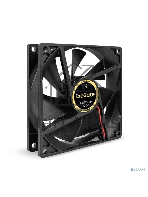 Вентилятор для корпуса ExeGate EX09225S2P черный, 92 мм, 2100 об/мин, 25 дБ, 2 pin
