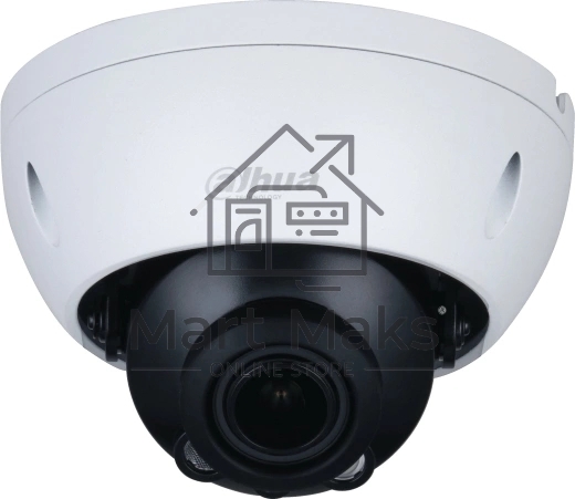 Уличная купольная IP-видеокамера DAHUA 2Мп; 1/2.8” CMOS; моторизованный объектив 2.8~12 мм; механический ИК-фильтр; чувствительность 0.008лк@F1.7; сжатие: H.265+, H.265, H.264+, H.264, MJPEG; 2 потока