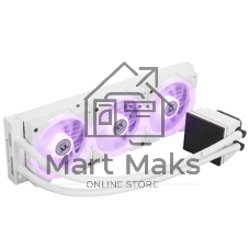 Система жидкостного охлаждения Thermaltake MAGFloe 360 Ultra Snow ARGB Soc-AM5/AM4/1200/1700/1851 белый 4-pin 30.6dB Al+Cu LCD Ret (CL-W433-PL12SW-A)