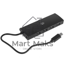 USB-разветвитель Digma DHUB-4USB-C-2.0, USB-C, USB 2.0 4порта, USB