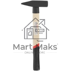 Молоток слесарный Matrix 600 г, квадратный боек, деревянная рукоятка