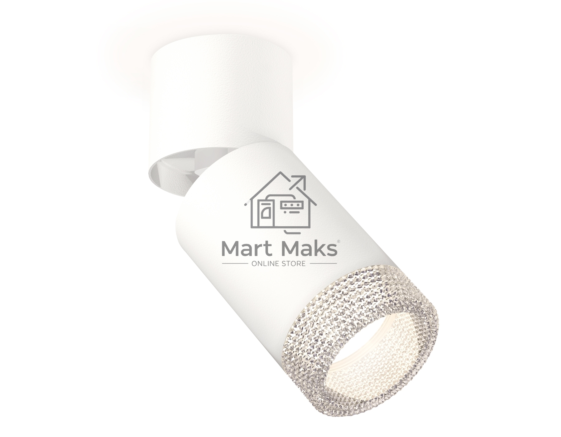Комплект накладного поворотного светильника Ambrella light XM6312060 SWH/WH/CL белый песок/белый/прозрачный MR16 GU5.3 (A2220, C6312, N6150)