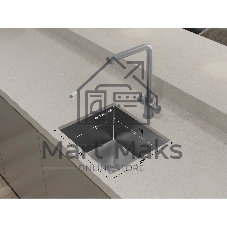 Кухонная мойка GRANFEST 4538 inox 1 чаша 400x330x205, монтаж: универсальный, материал: нержавеющая сталь, нержавеющая сталь
