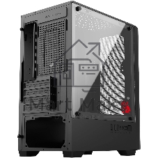 Корпус Bloody CC-124-BK, Mini-Tower, чёрный