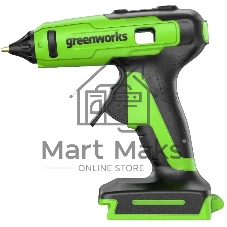 Пистолет клеевой аккумуляторный GreenWorks G24GLG, 24V, 11 мм, без АКБ и ЗУ (3502207)