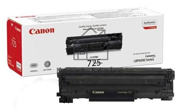 Картридж лазерный Canon Cartridge 725 (3484B002/3484B005) черный (1600 стр) для LBP6000/6000B