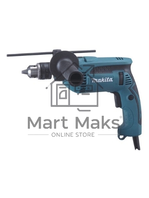 Дрель ударная Makita HP1640K 680Вт патрон:кулачковый реверс (кейс в комплекте)