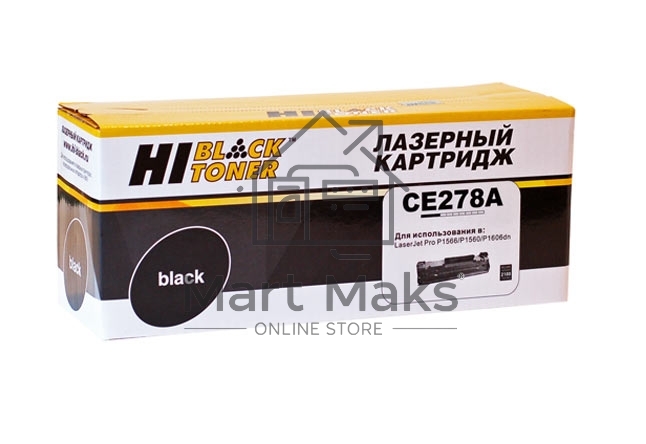 Картридж CE278A Hi-Black для LJ Pro P1566/P1560/P1606dn Black c чипом