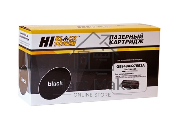 Картридж Hi-Black Q5949A/Q7553A для LJ 1160/1320/P2015 универсальный с чипом, 3500 стр.
