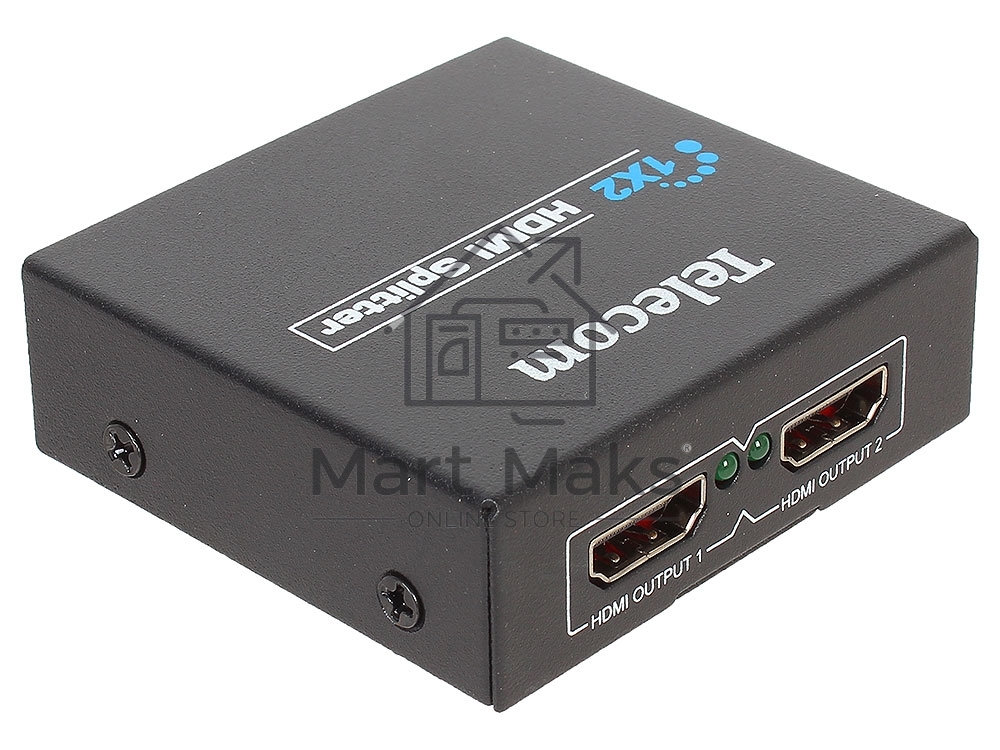 Разветвитель HDMI 1=>2 Telecom <TTS5010>, каскадируемый, 1.4v+3D