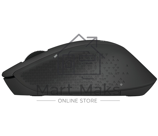 Мышь беспроводная Logitech M280 черный, 1000 dpi, радиоканал, USB, кнопки - 3