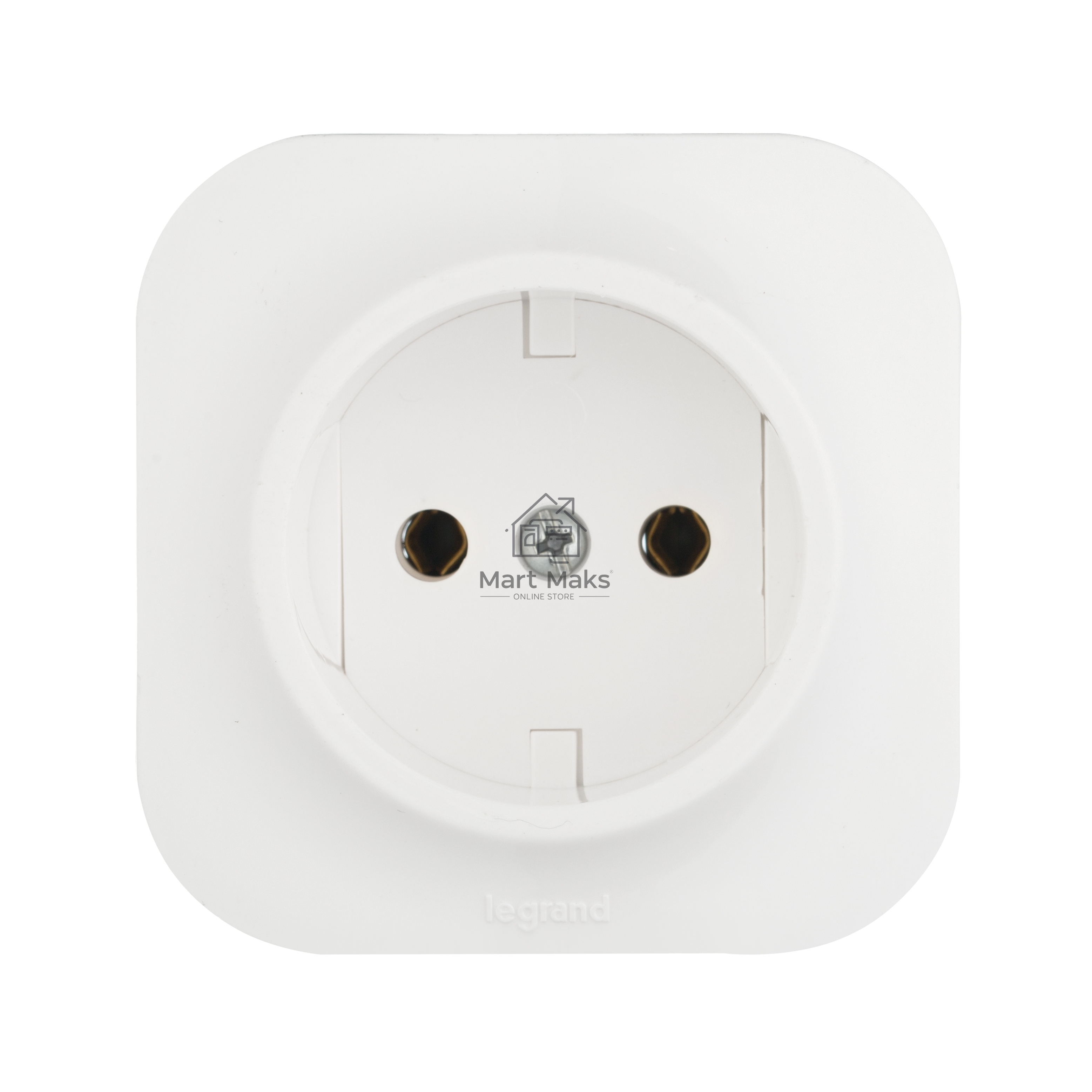 Розетка Legrand 782210 без заземления без шторок (Белая)