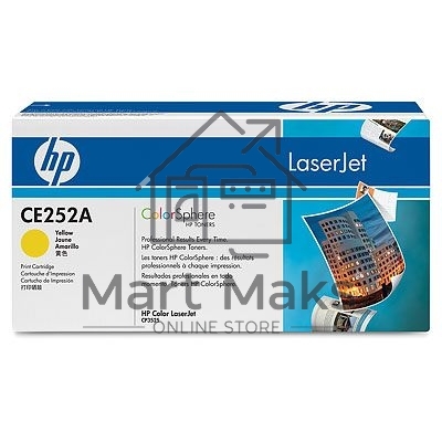 Картридж лазерный HP CE252A желтый для CLJ CM3530/CP3525 7000стр.