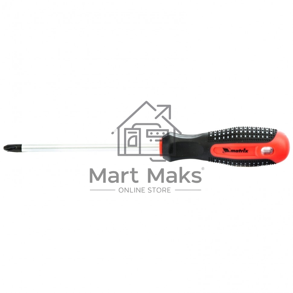 Отвертка MATRIX Fusion, Ph3x150 мм, CrV, 3-х компонентная рукоятка 