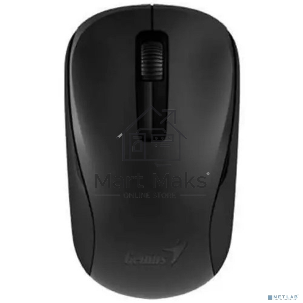 Мышь беспроводная Genius NX-7005 черный, 1200 dpi, радиоканал, USB, кнопки - 3