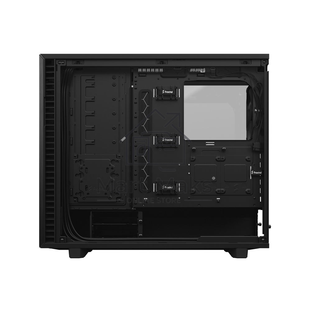 Корпус Fractal Design DEFINE 7 BLACK - DARK TG / mid tower / E-ATX / dark tint tempered glass / 3x140mm fans inc. / FD-C-DEF7A-03