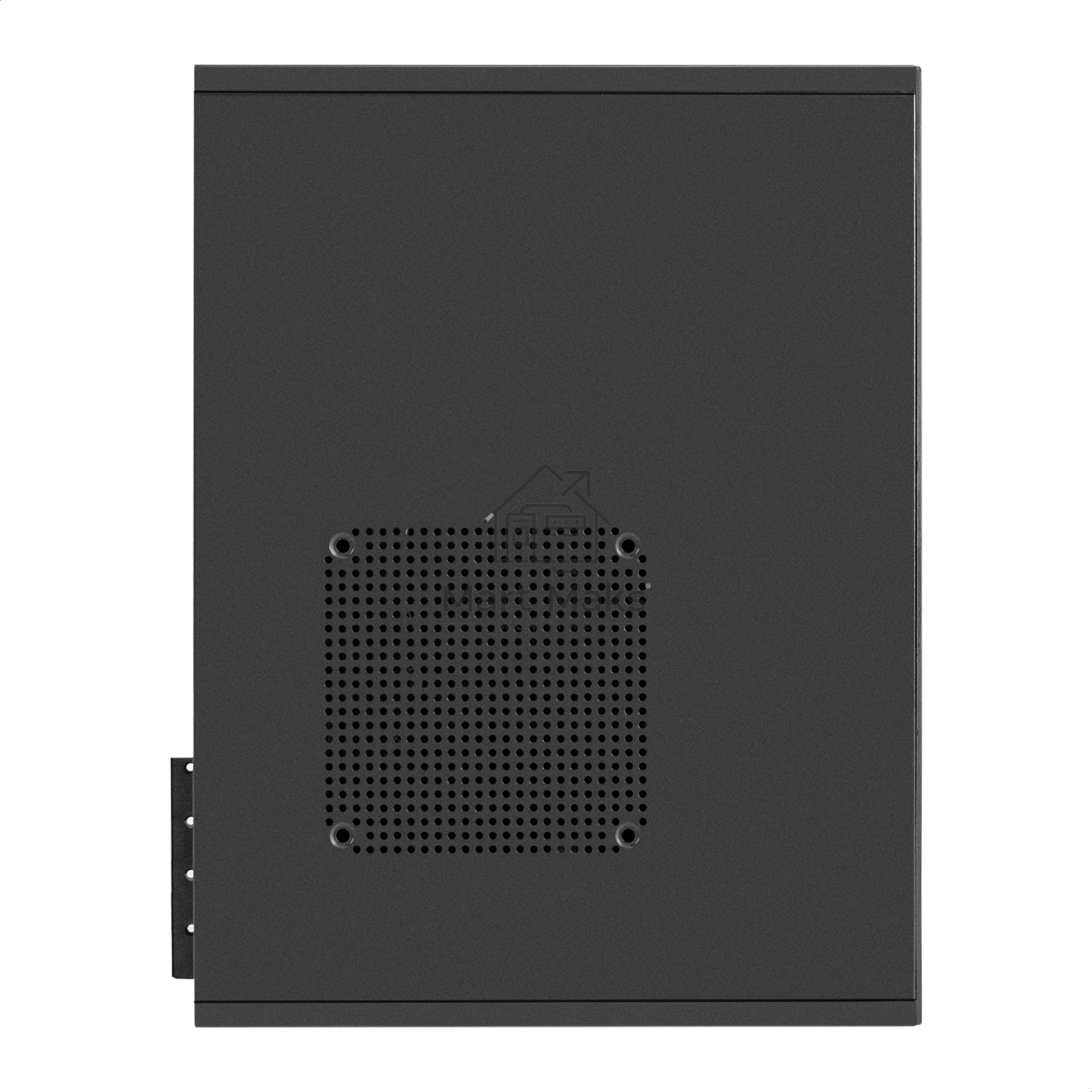 Компьютерный корпус Minitower ExeGate BAA-308M-UNS450 (mATX, БП UNS450 с вент. 12см, 2*USB, HD Audio, черный)