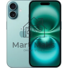 Смартфон Apple iPhone 16 A3287, 8/128Gb, бирюзовый