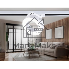 Трековый однофазный светодиодный светильник Ambrella light GL6866 WH белый LED 15W 4200K D115*80